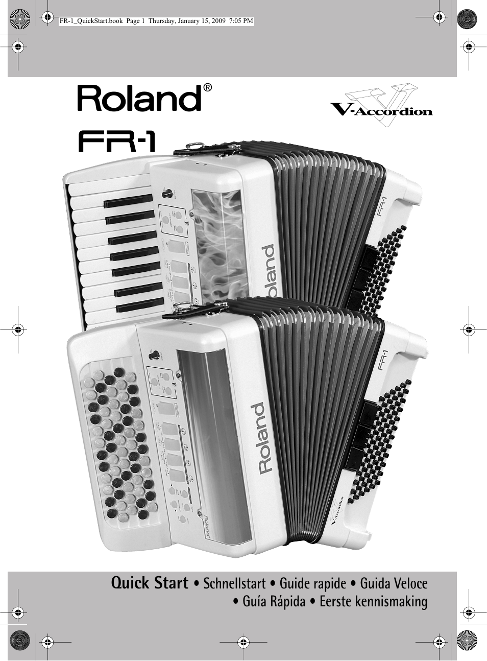 Roland FR-1 User Manual | 100 pages