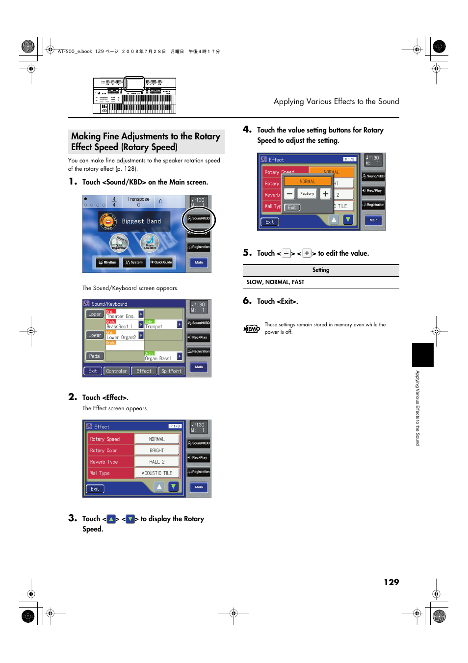 Roland ATELIER AT-500 User Manual | Page 131 / 272