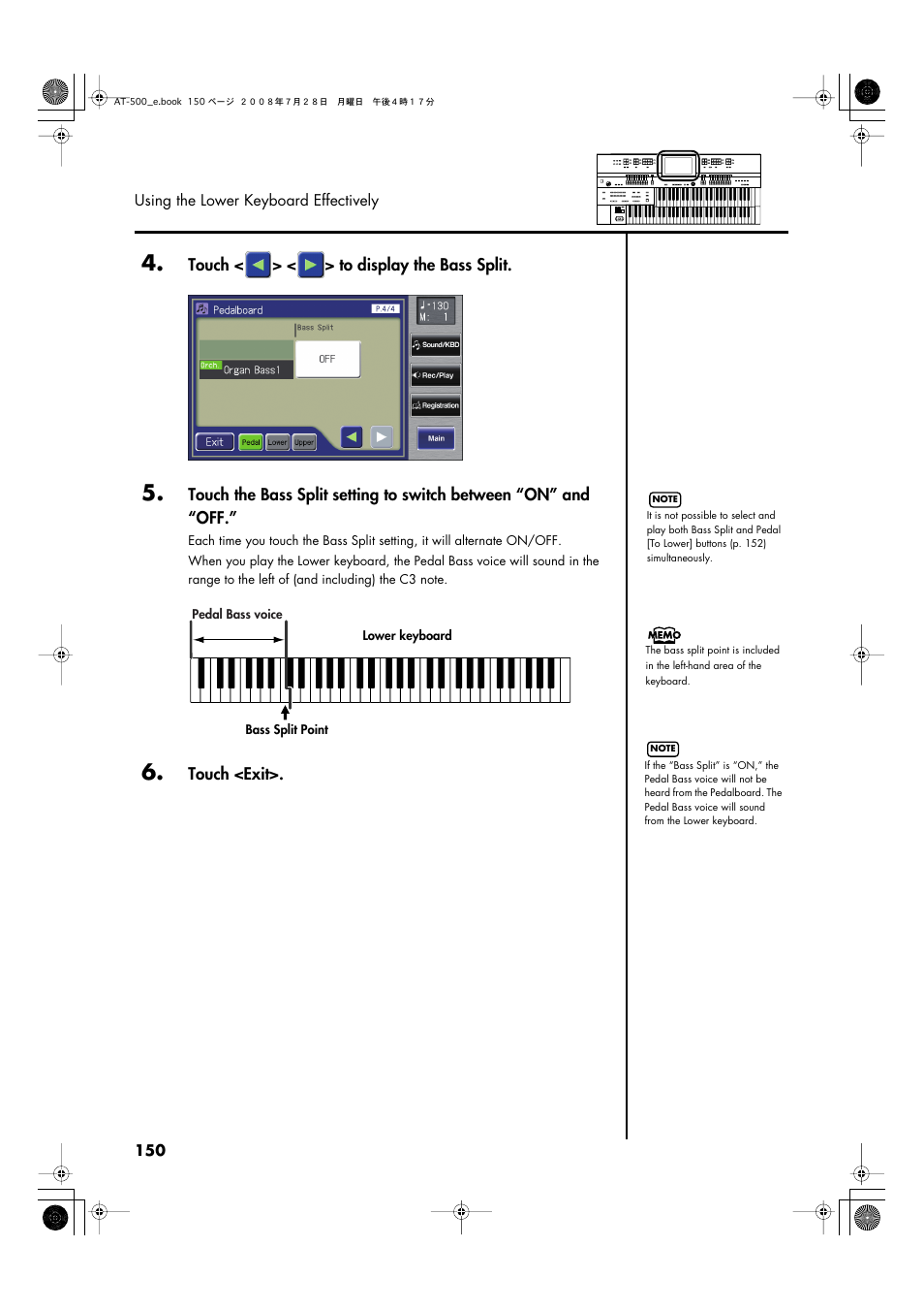 Roland ATELIER AT-500 User Manual | Page 152 / 272