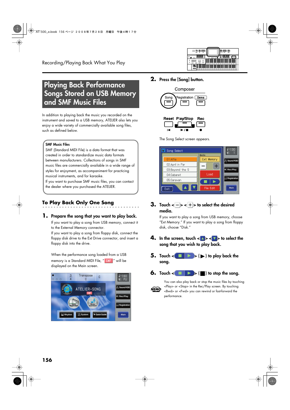 Roland ATELIER AT-500 User Manual | Page 158 / 272