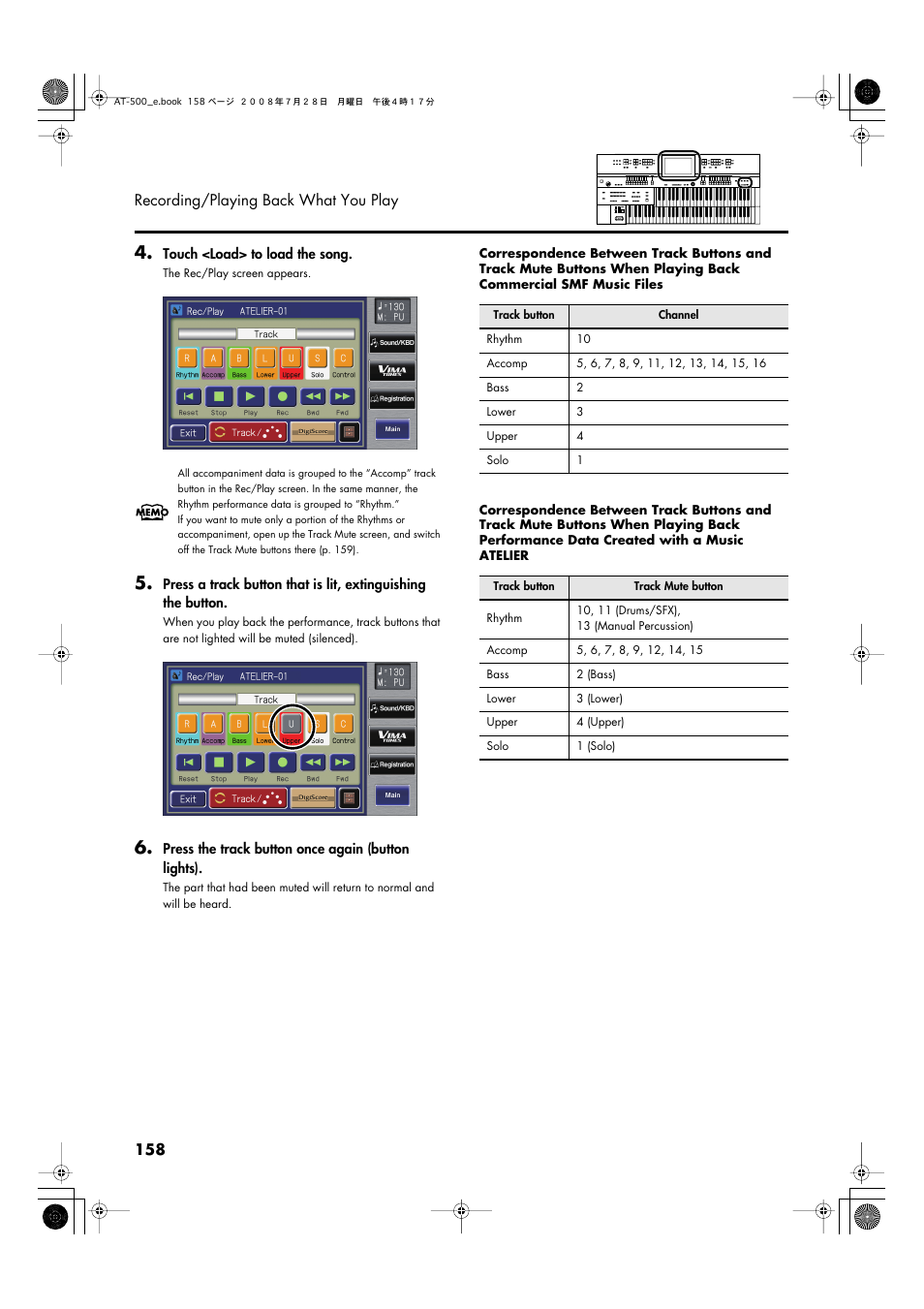 Roland ATELIER AT-500 User Manual | Page 160 / 272