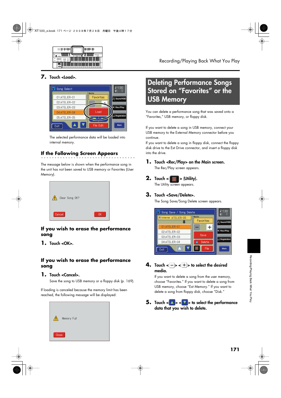 Roland ATELIER AT-500 User Manual | Page 173 / 272