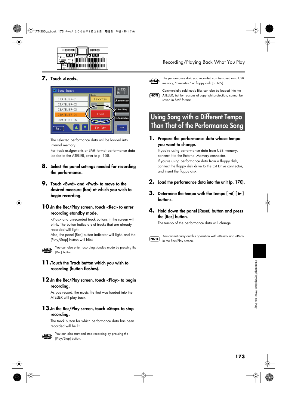 Roland ATELIER AT-500 User Manual | Page 175 / 272