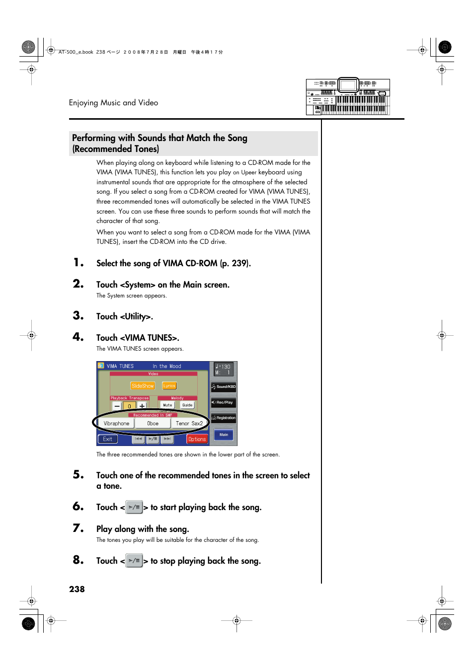 Roland ATELIER AT-500 User Manual | Page 240 / 272