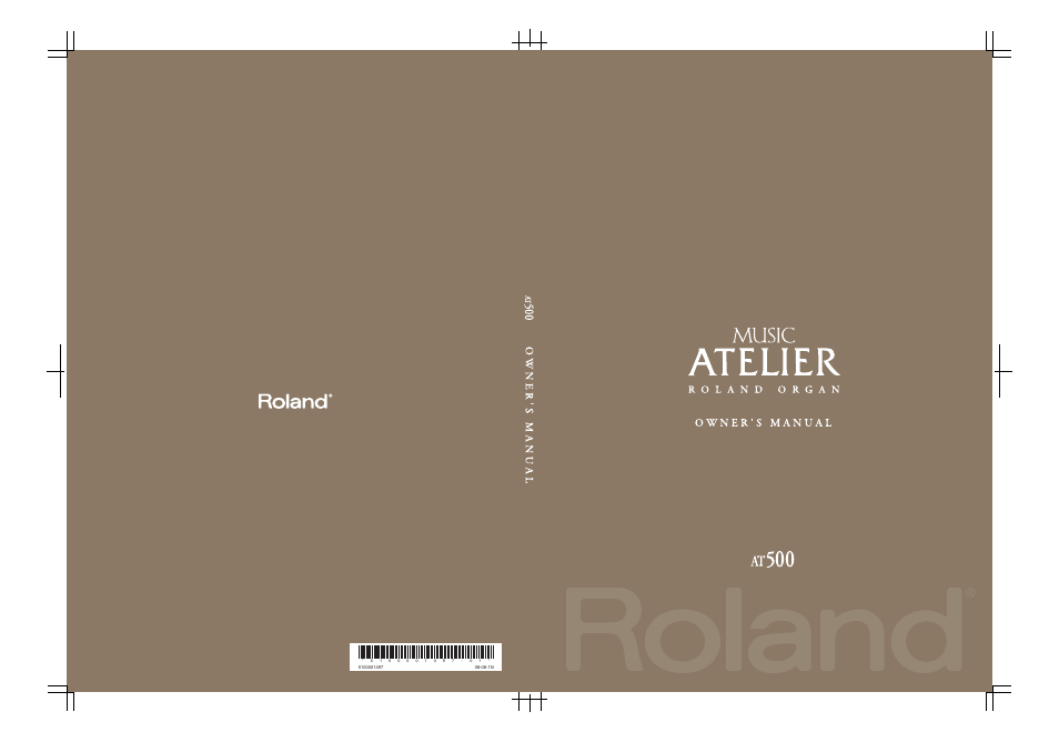 Roland ATELIER AT-500 User Manual | Page 272 / 272