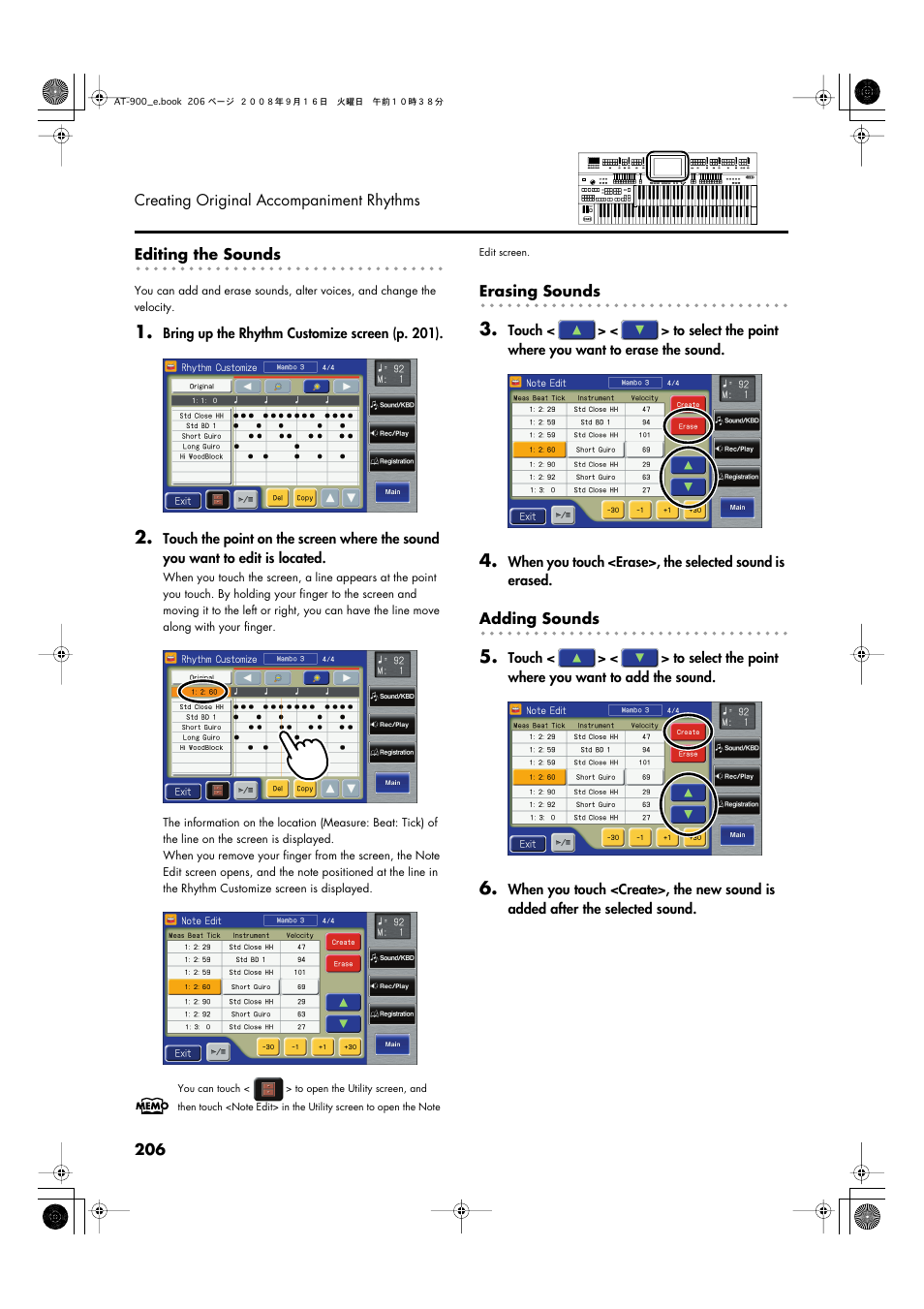 P. 206 | Roland Atelier AT900 User Manual | Page 208 / 308