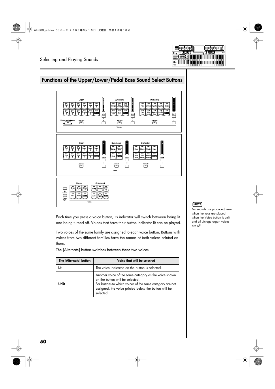 Roland Atelier AT900 User Manual | Page 52 / 308