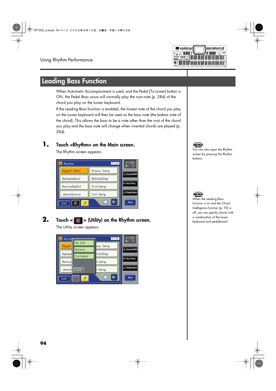 Leading bass function | Roland Atelier AT900 User Manual | Page 96 / 308