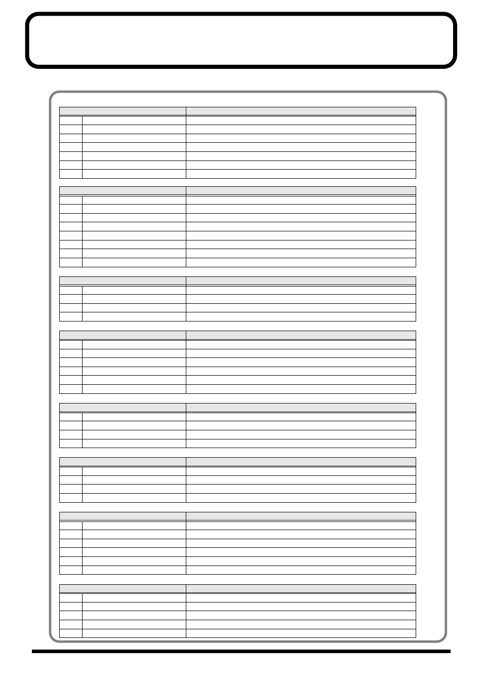 Varios menu reference | Roland maxWerk Musical Instrument User Manual | Page 104 / 156