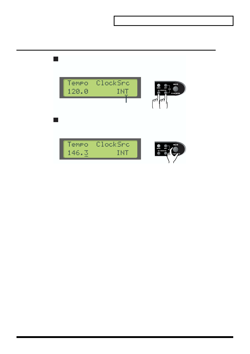 Editing a value, Used to move the cursor (p. 95), Moving the cursor | Editing the value | Roland maxWerk Musical Instrument User Manual | Page 95 / 156