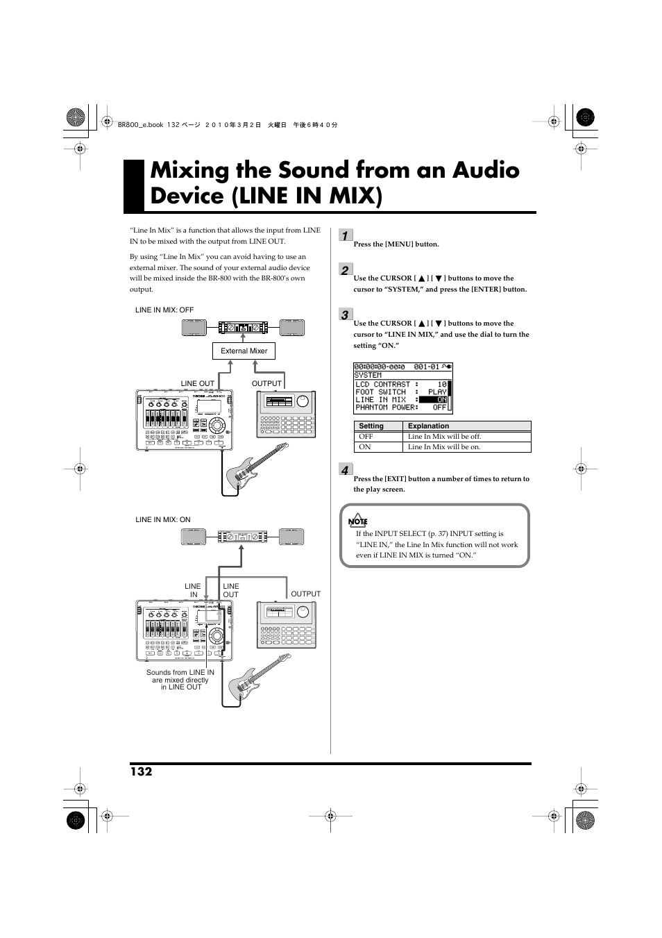 Roland BR-800 User Manual | Page 130 / 156