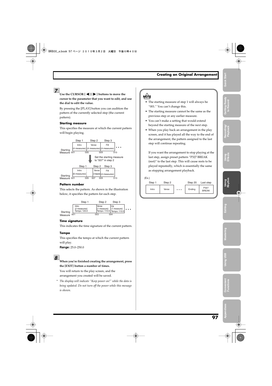 Roland BR-800 User Manual | Page 95 / 156