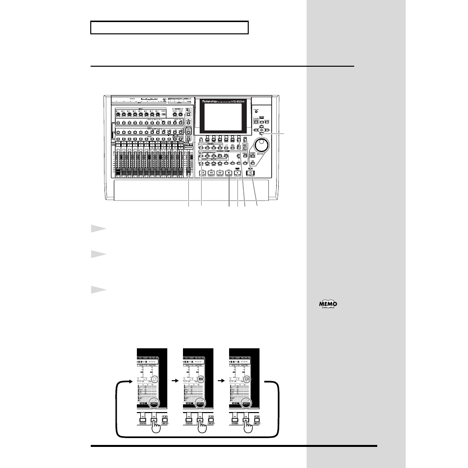 Playing back the mastering tracks | Roland VS-1824 User Manual | Page 118 / 140