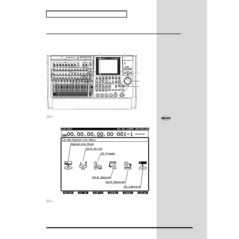 Mixing down while inserting effects | Roland VS-1824 User Manual | Page 120 / 140