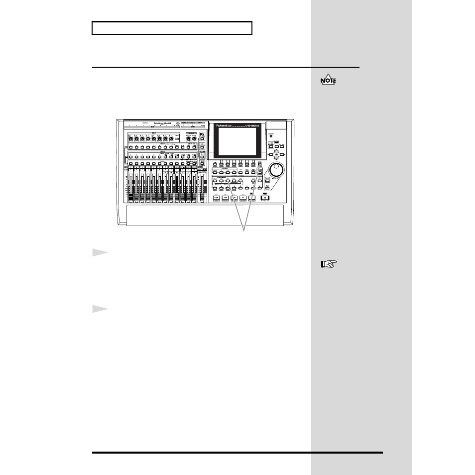 Adding track number markers | Roland VS-1824 User Manual | Page 126 / 140