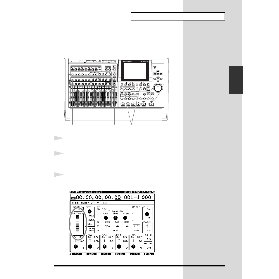 Comparing the recorded content of two v-tracks | Roland VS-1824 User Manual | Page 57 / 140