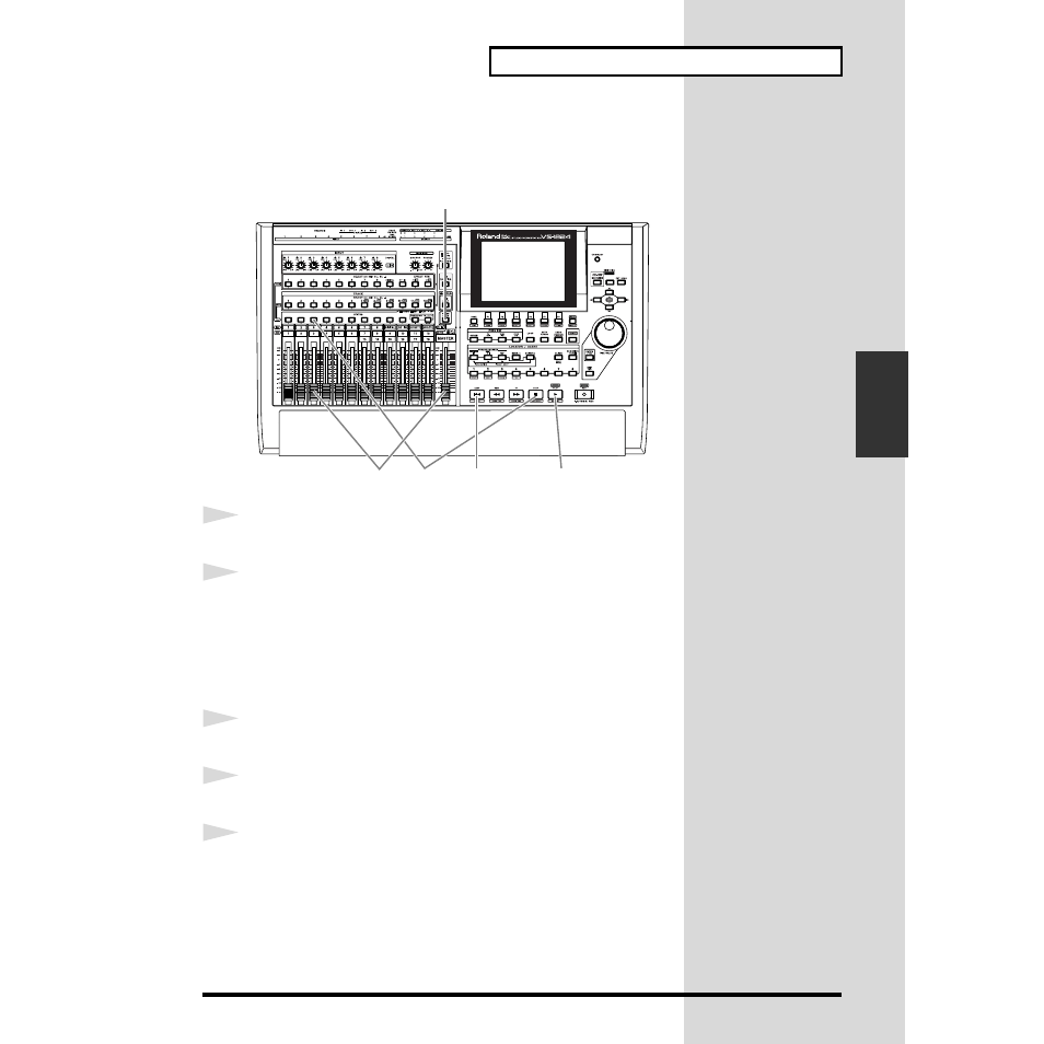 Switching effects during playback | Roland VS-1824 User Manual | Page 81 / 140