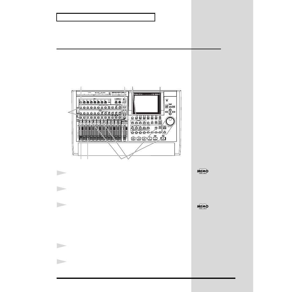 Applying a loop type effect while you record | Roland VS-1824 User Manual | Page 84 / 140