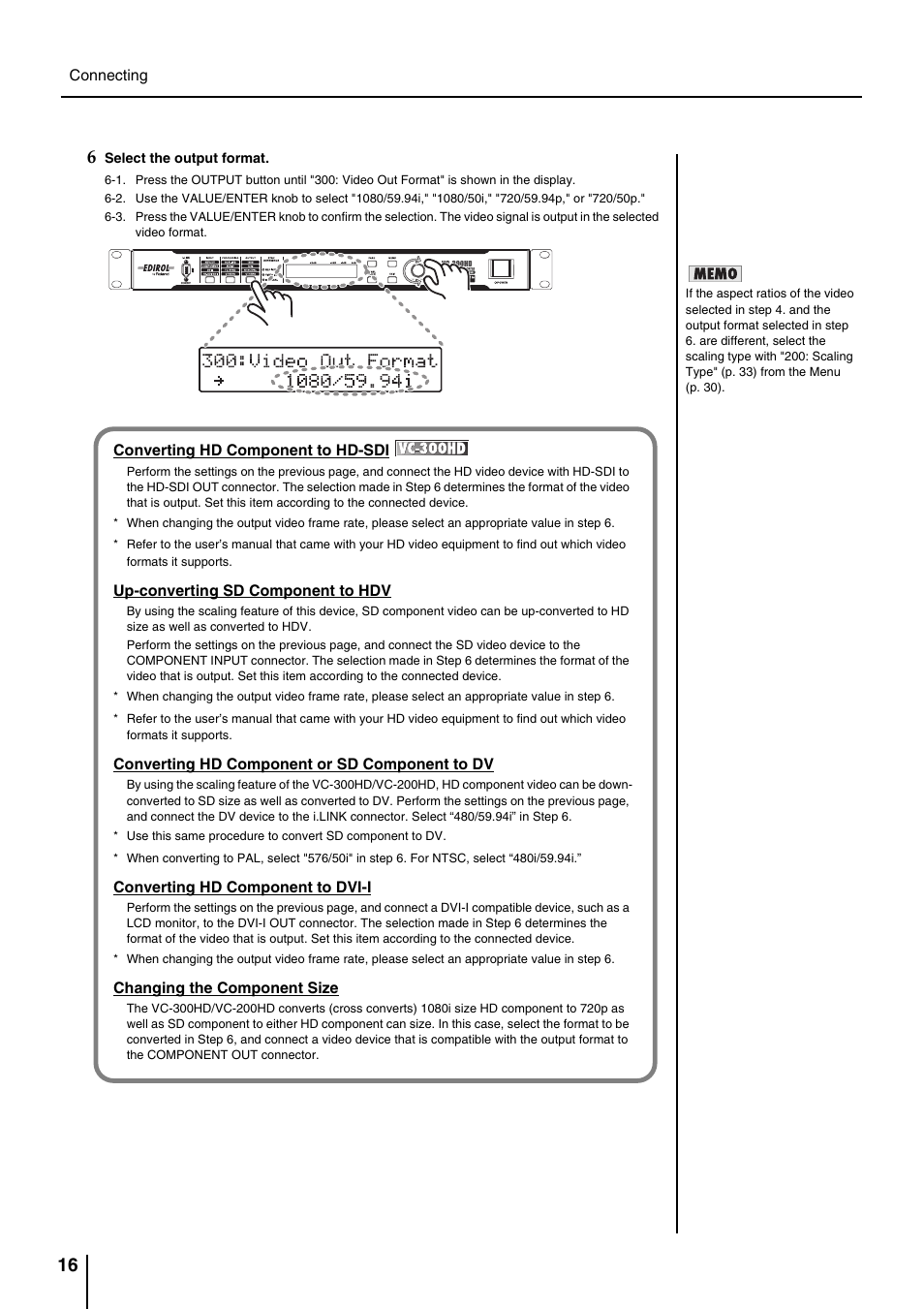 P. 16 | Roland VC-200HD User Manual | Page 16 / 48