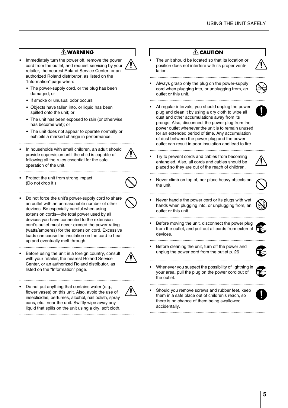 Roland VC-200HD User Manual | Page 5 / 48