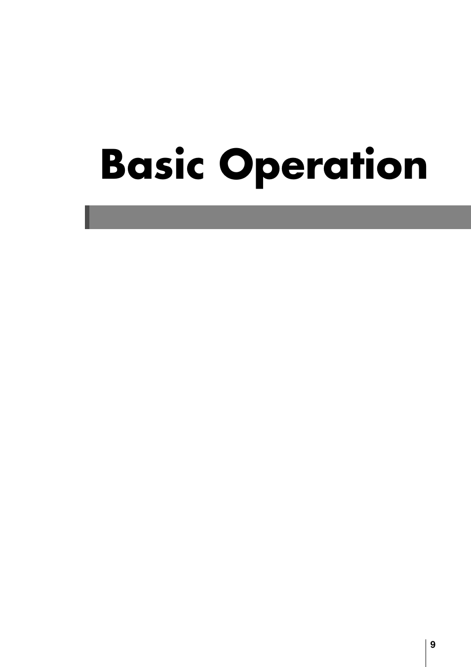 Basic operation | Roland VC-200HD User Manual | Page 9 / 48