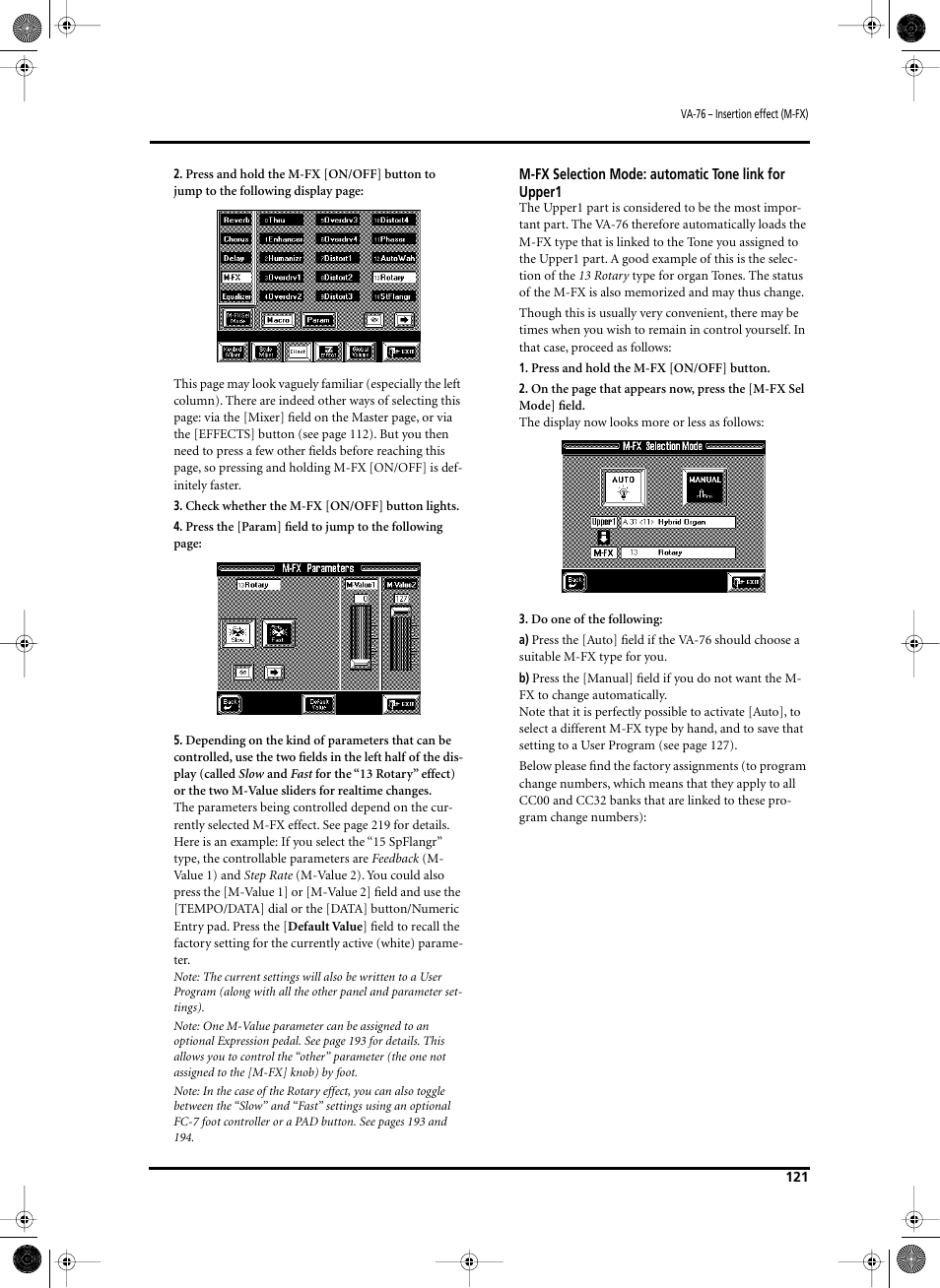 Roland V-Arranger Keyboard VA-76 User Manual | Page 119 / 264