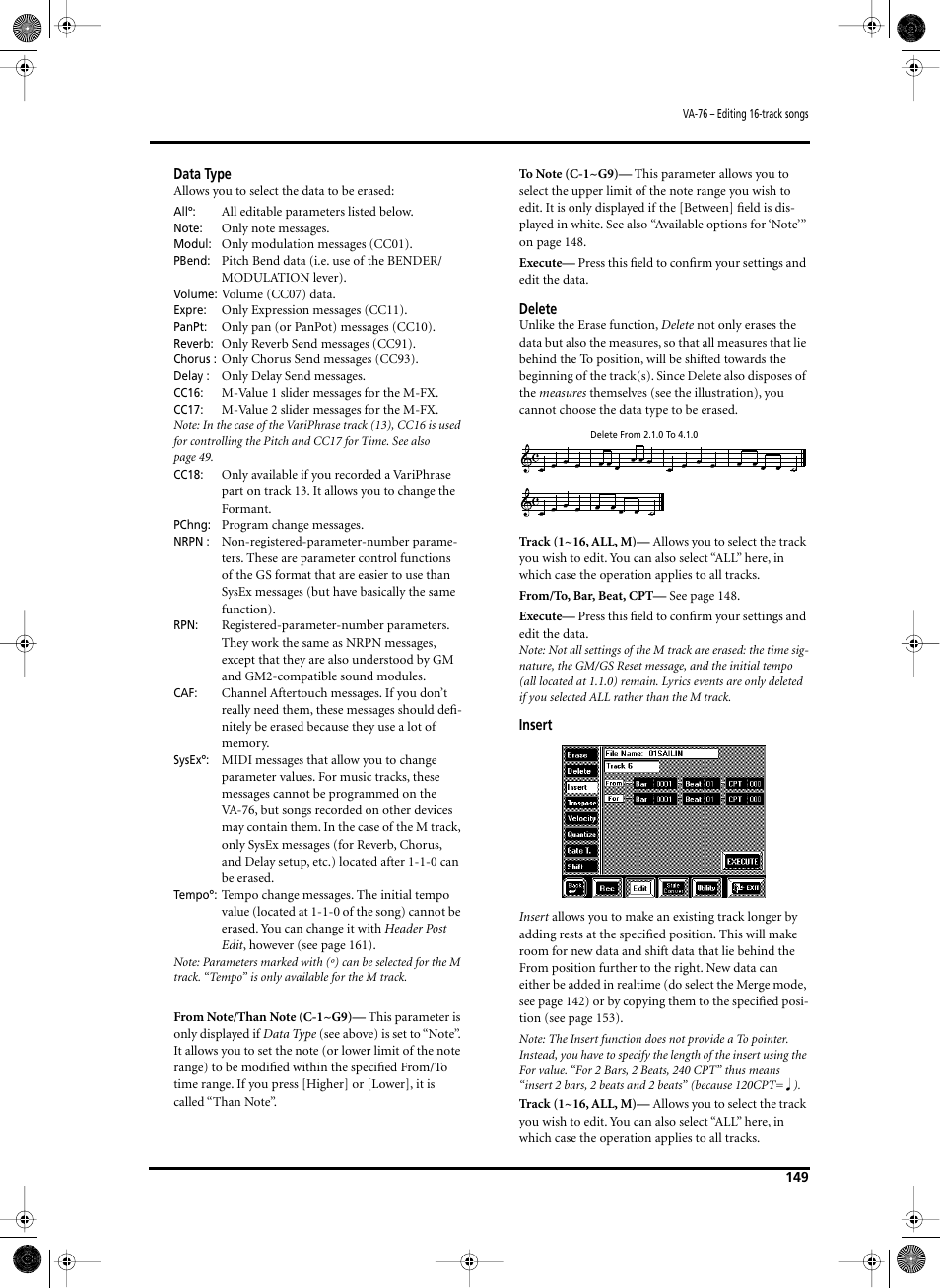 Roland V-Arranger Keyboard VA-76 User Manual | Page 147 / 264