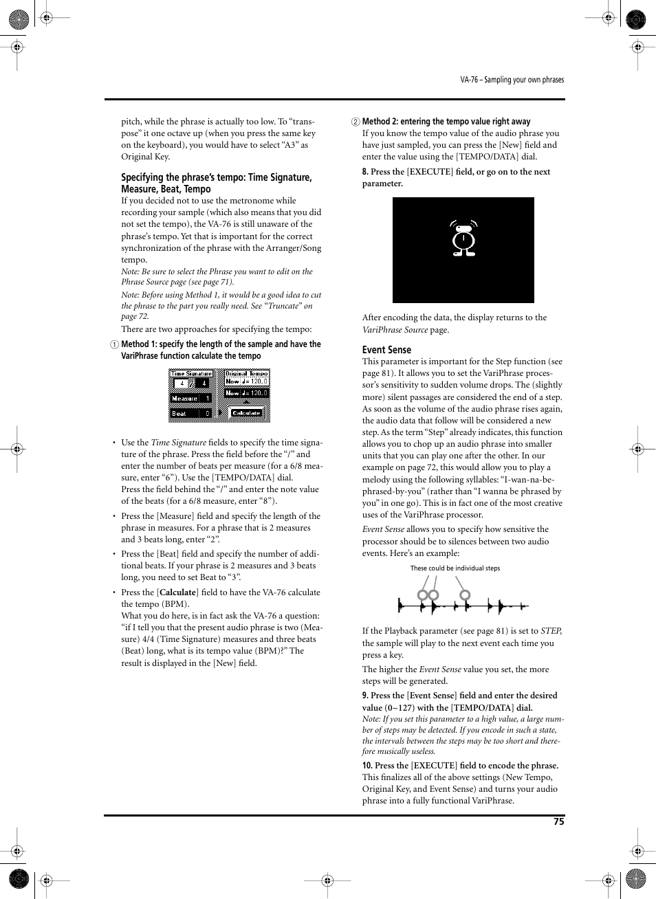 Roland V-Arranger Keyboard VA-76 User Manual | Page 73 / 264