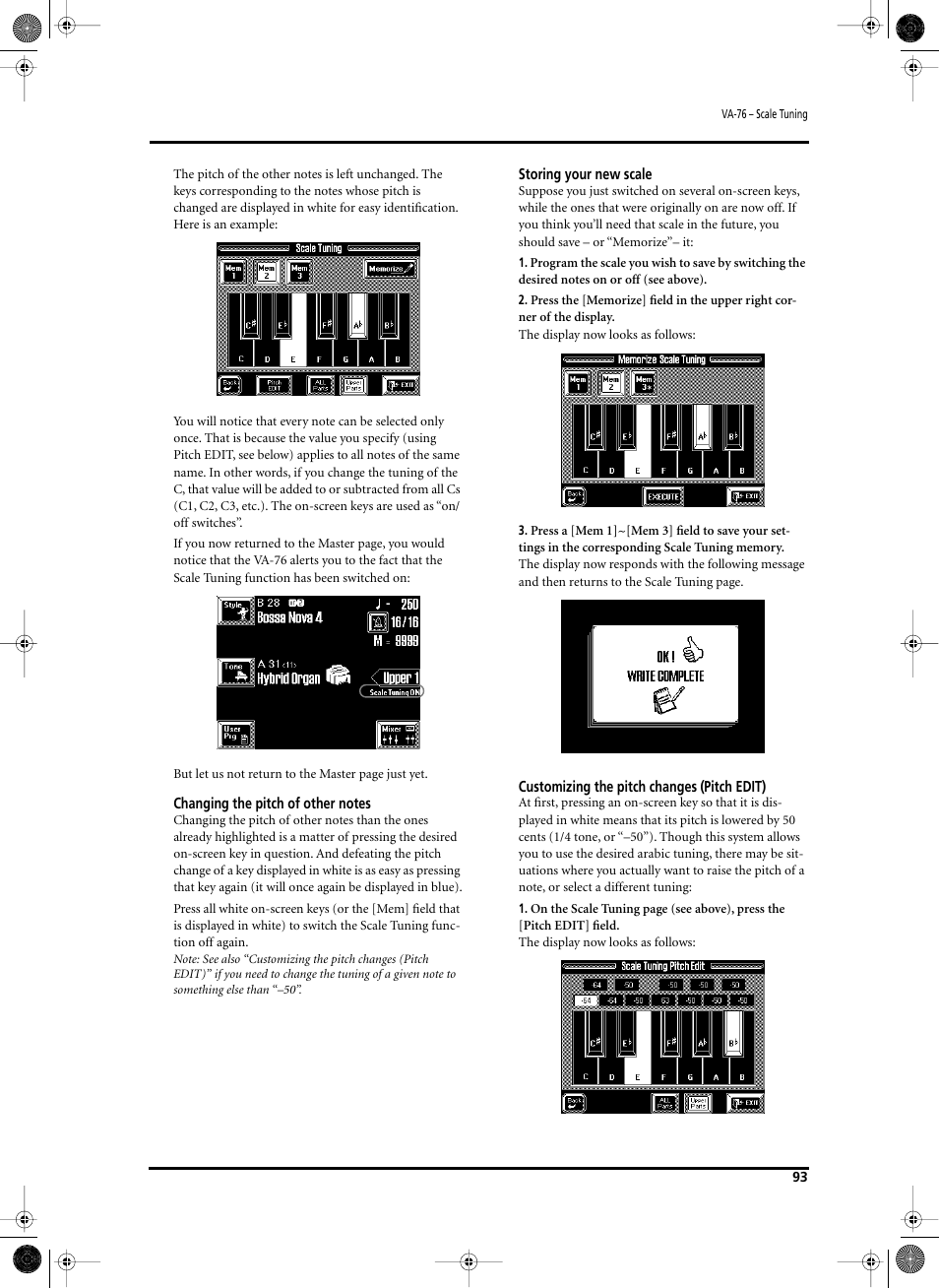 Roland V-Arranger Keyboard VA-76 User Manual | Page 91 / 264