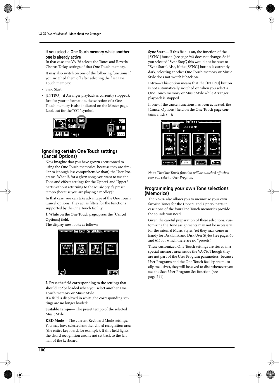 Roland V-Arranger Keyboard VA-76 User Manual | Page 98 / 264