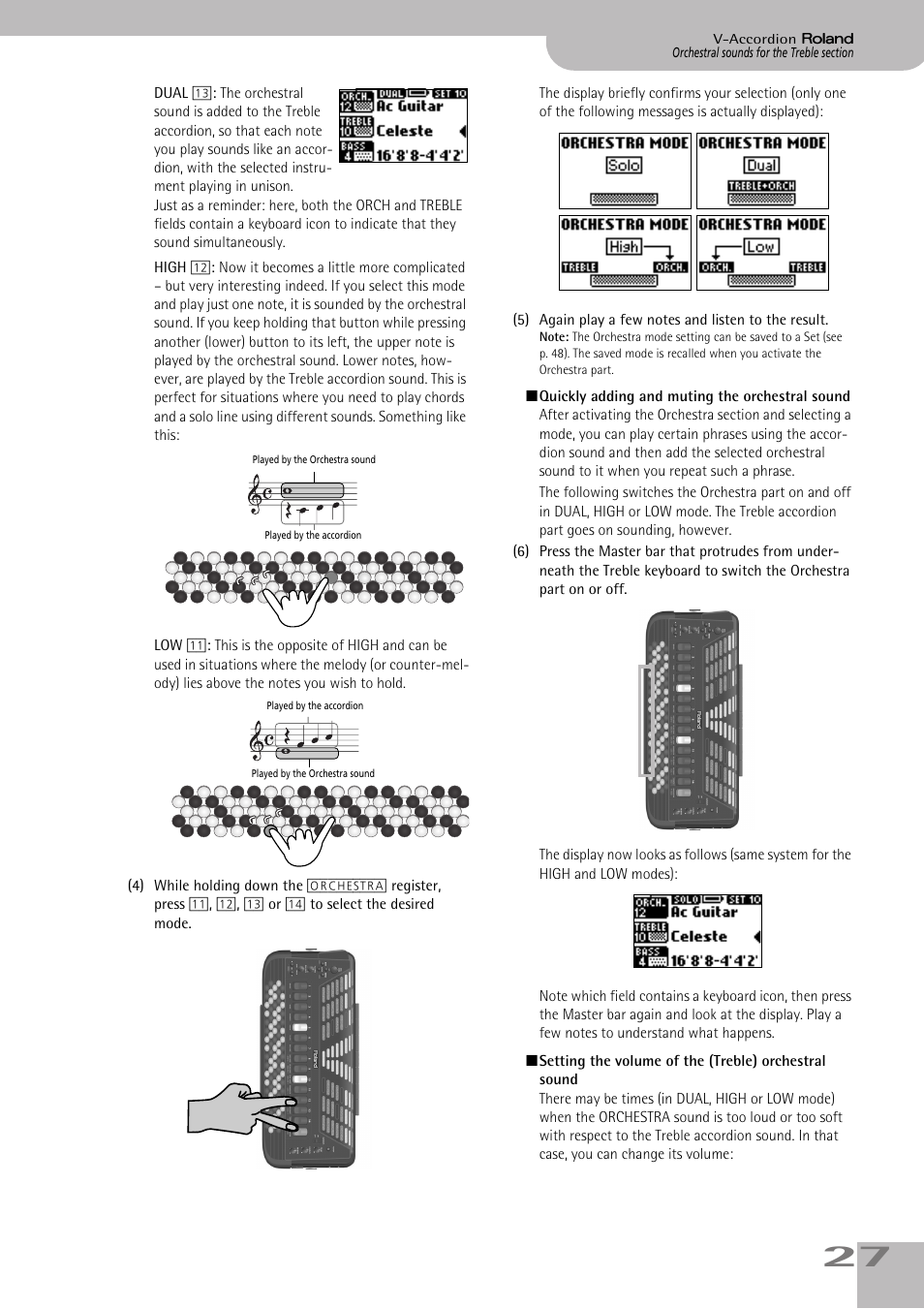 Roland FR-5b User Manual | Page 27 / 118