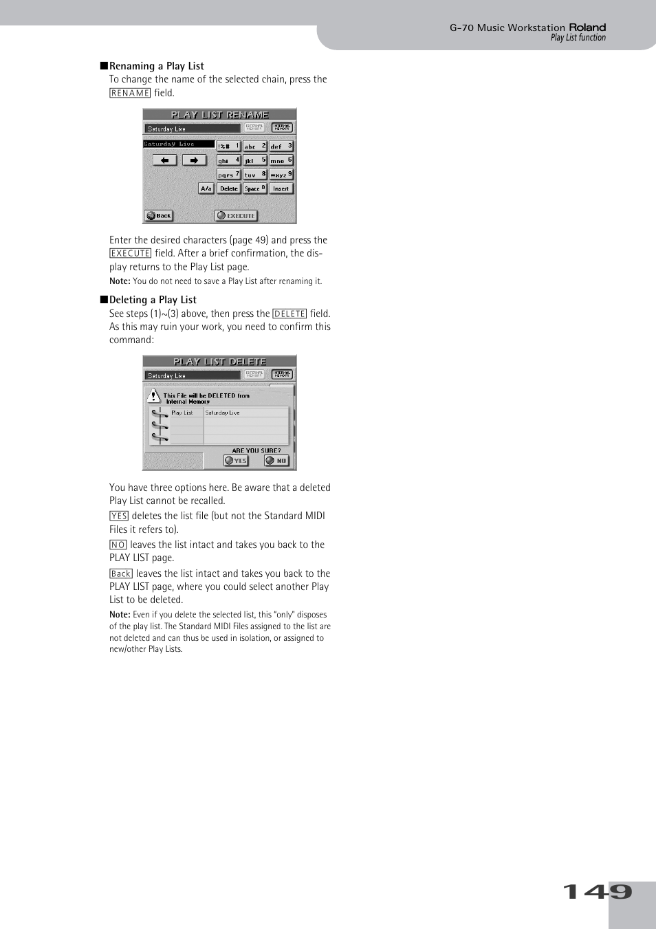 Roland G-70 User Manual | Page 149 / 260