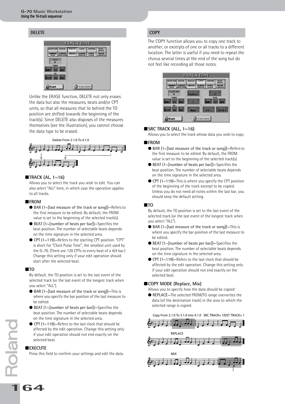 Roland G-70 User Manual | Page 164 / 260