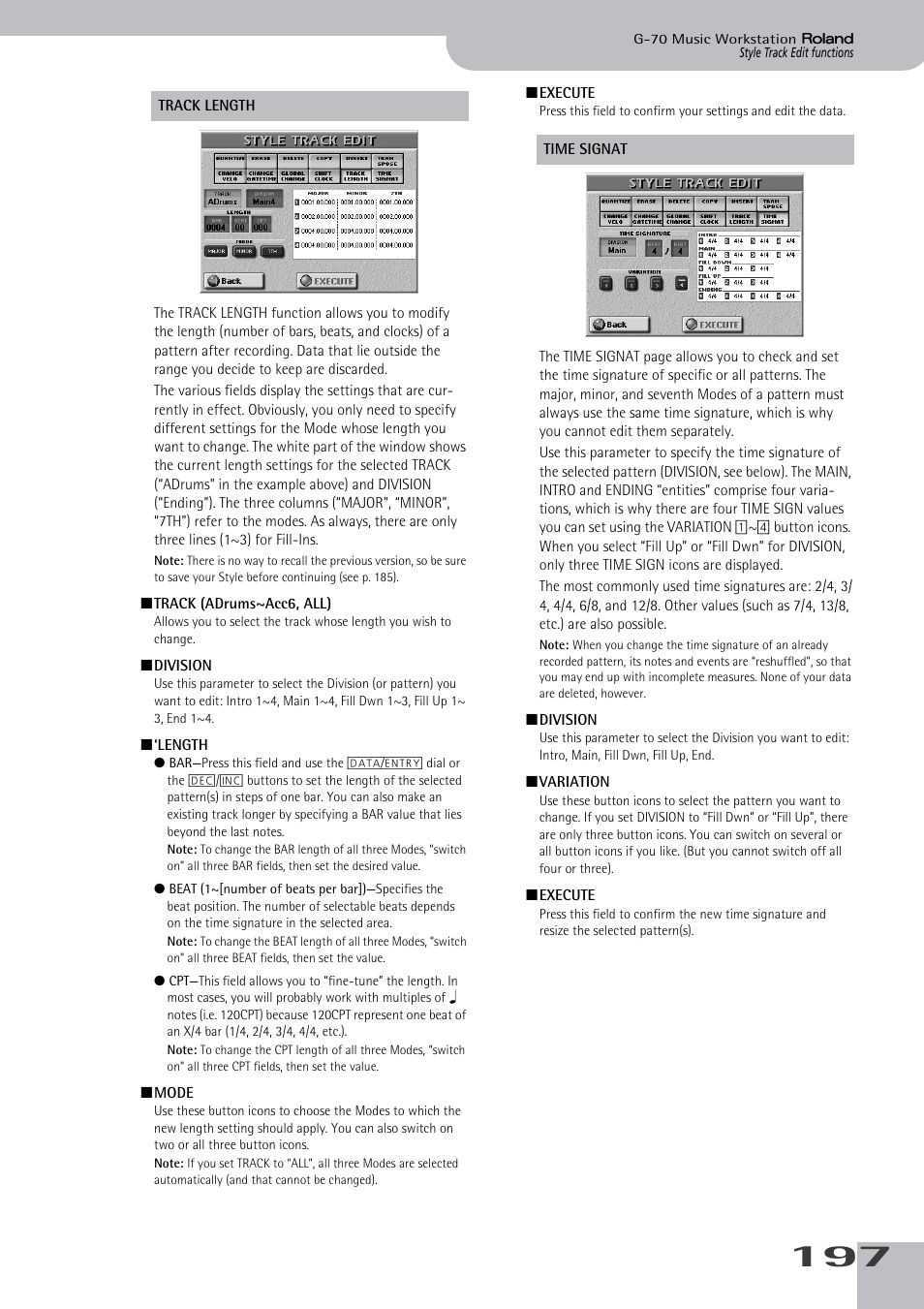 Roland G-70 User Manual | Page 197 / 260