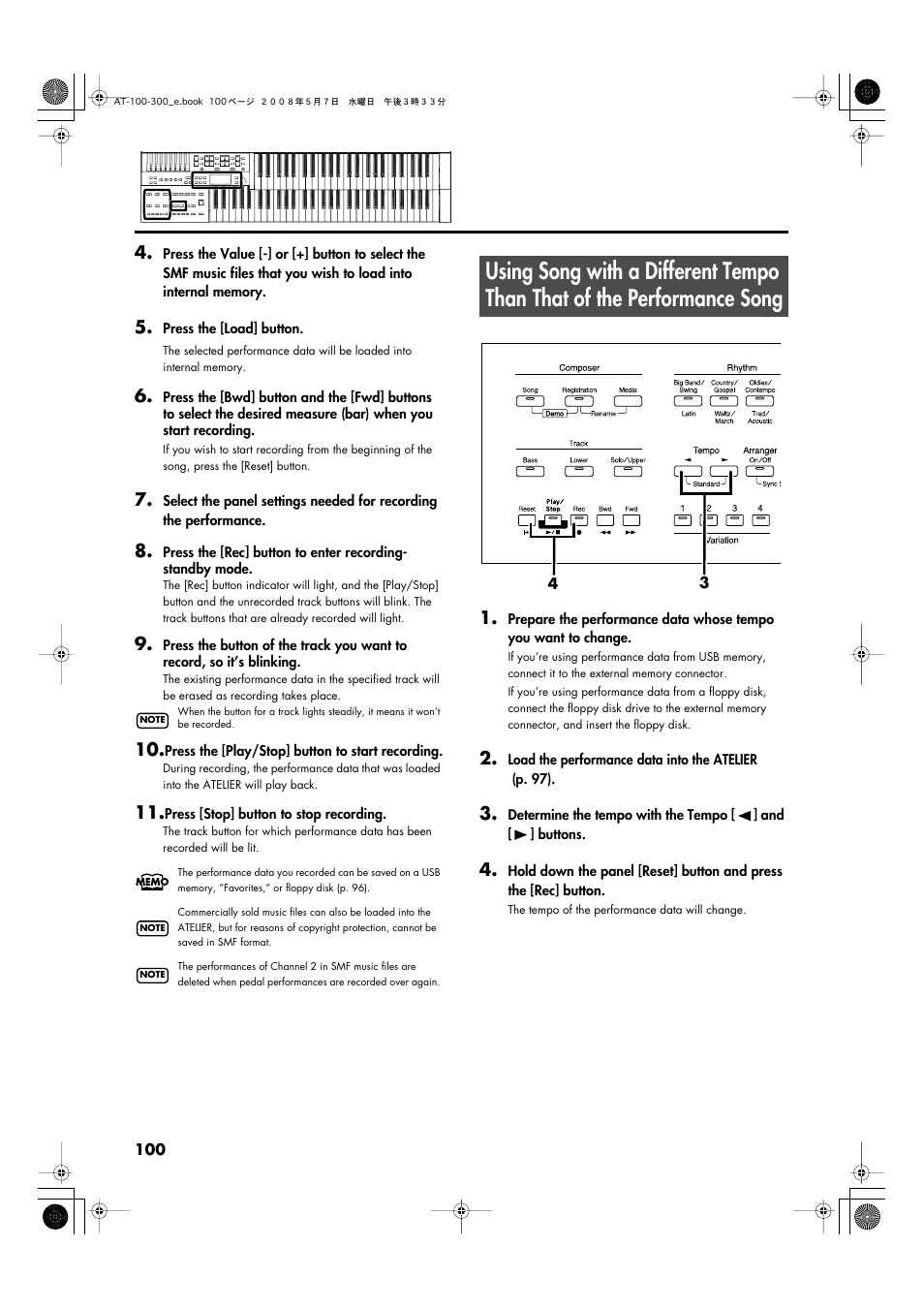 Roland ATELIER AT-300 User Manual | Page 102 / 148