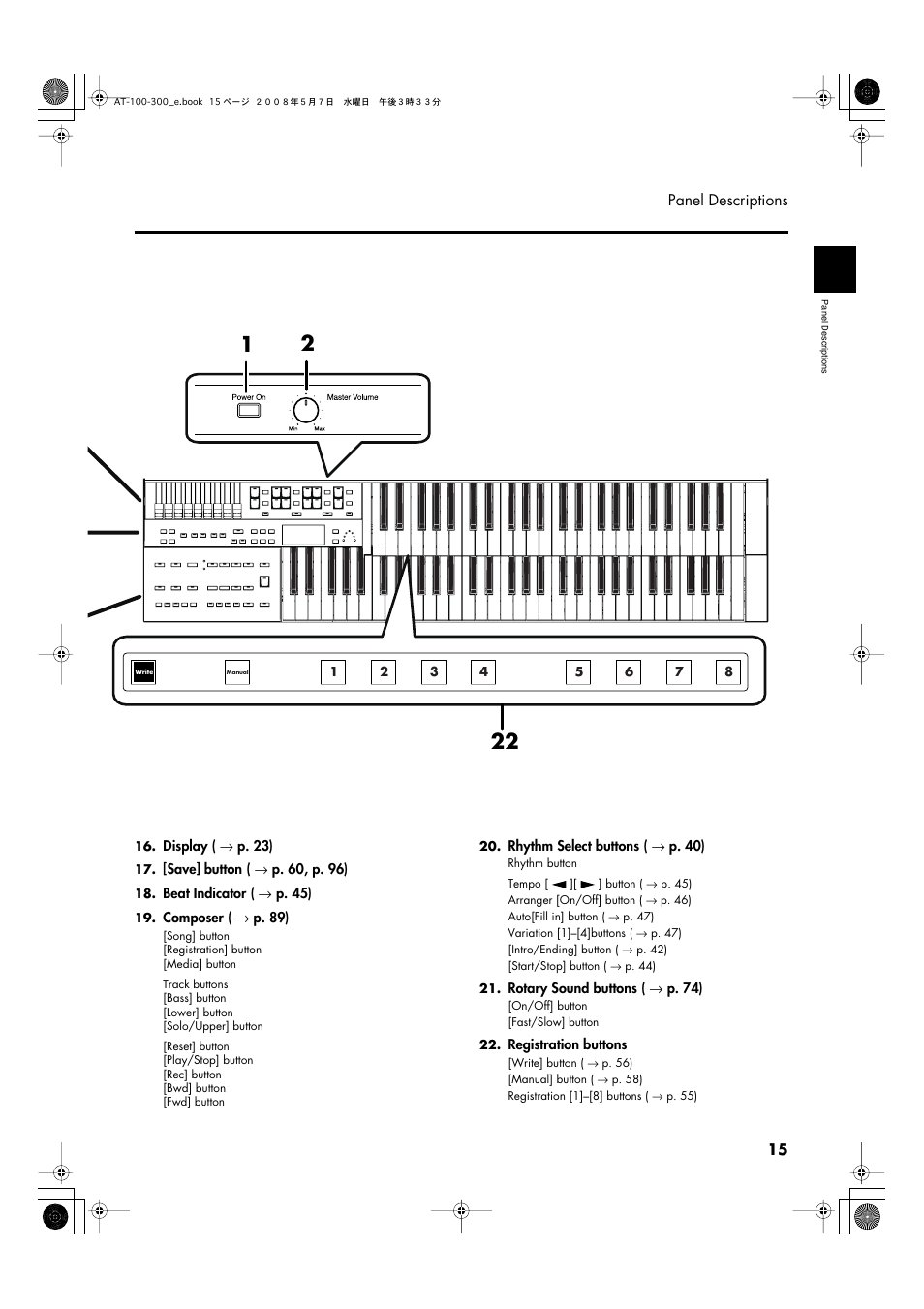 Roland ATELIER AT-300 User Manual | Page 17 / 148