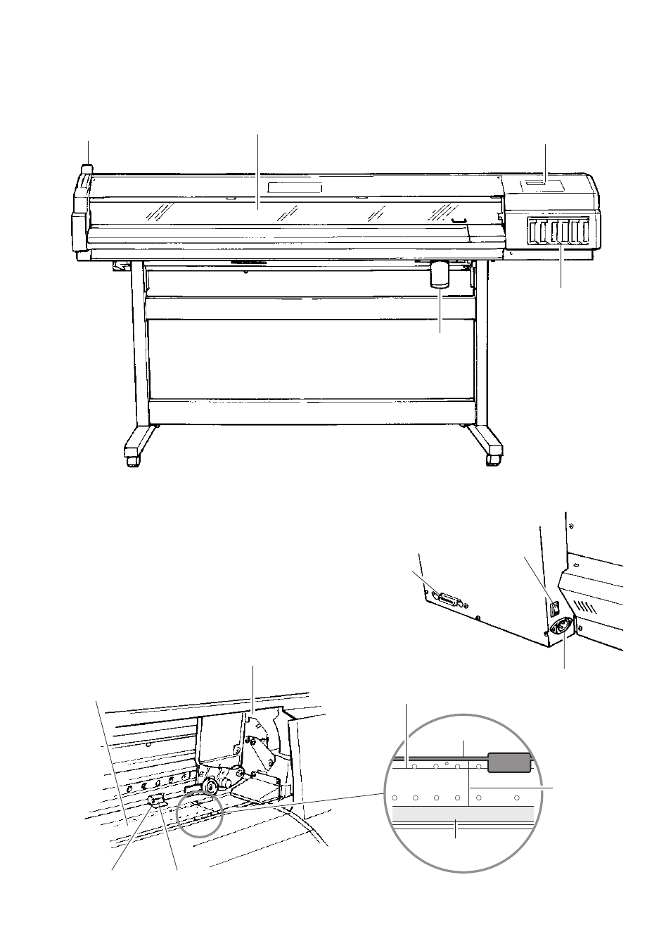 Front view, Rear view, Inside the front cover | Roland FJ-42 User Manual | Page 13 / 69