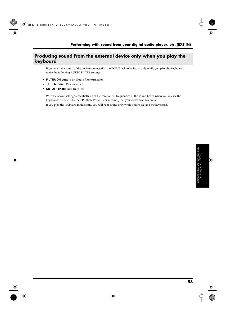 Roland SH-201 User Manual | Page 53 / 84