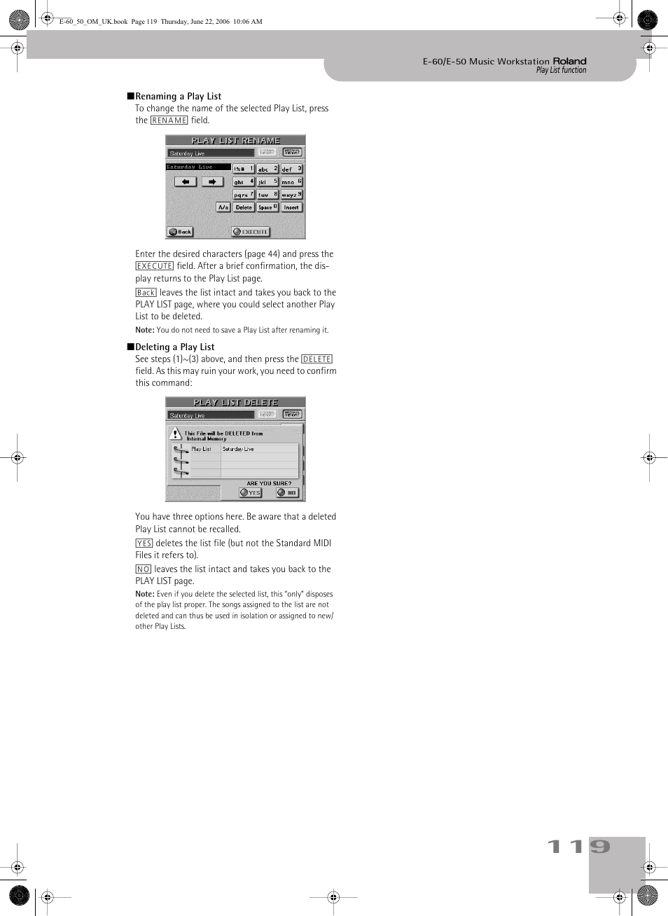 Roland E-60 User Manual | Page 119 / 220