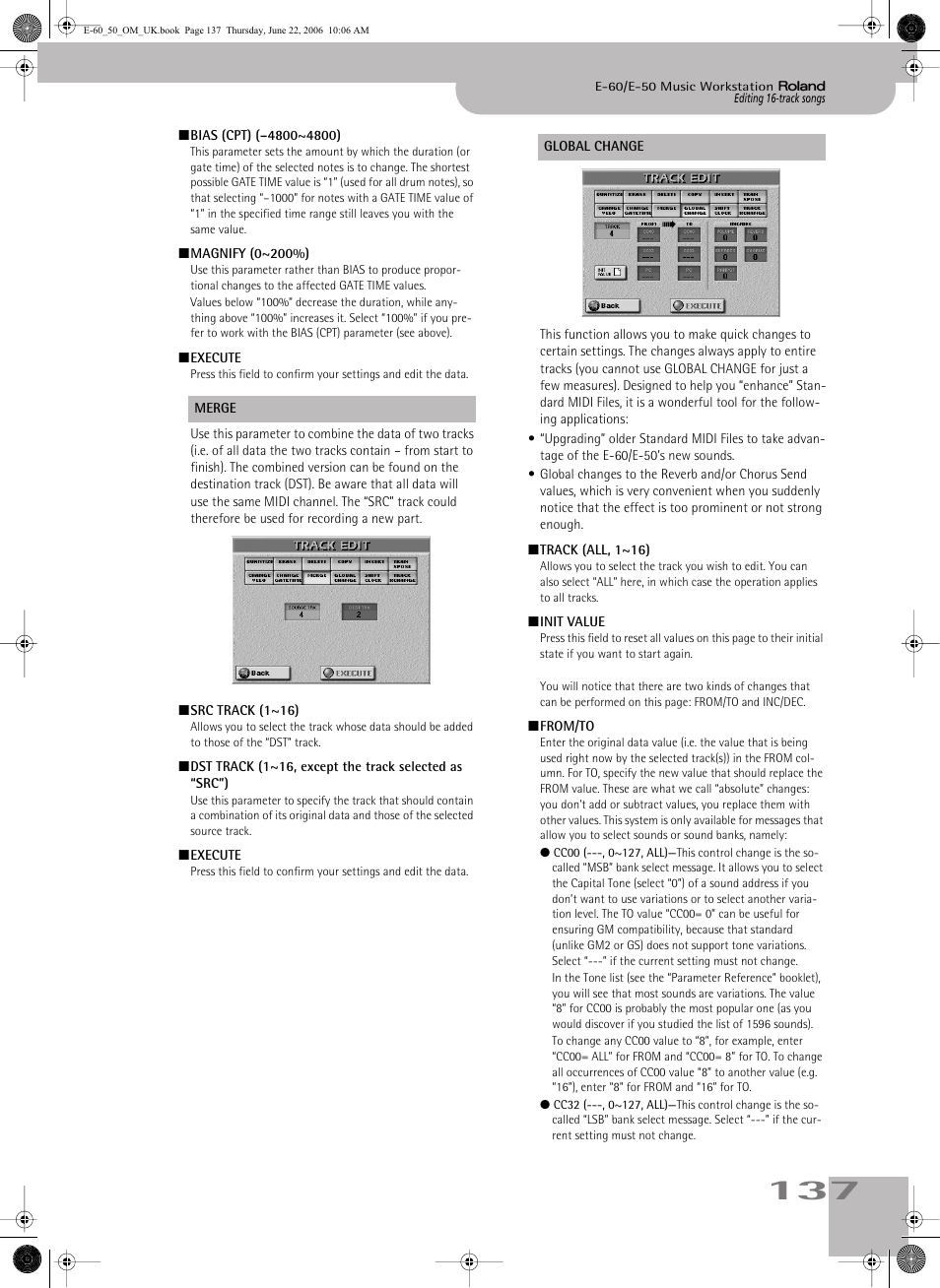 Roland E-60 User Manual | Page 137 / 220