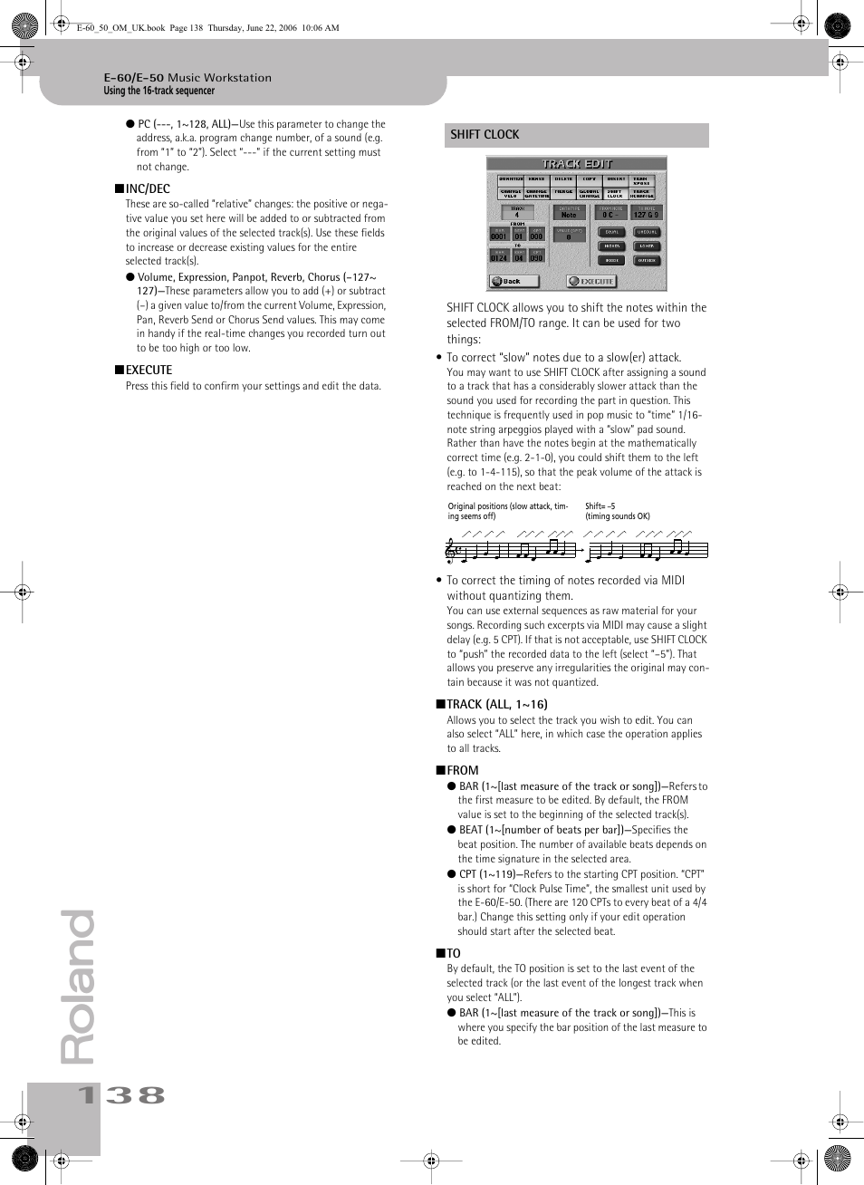 Roland E-60 User Manual | Page 138 / 220