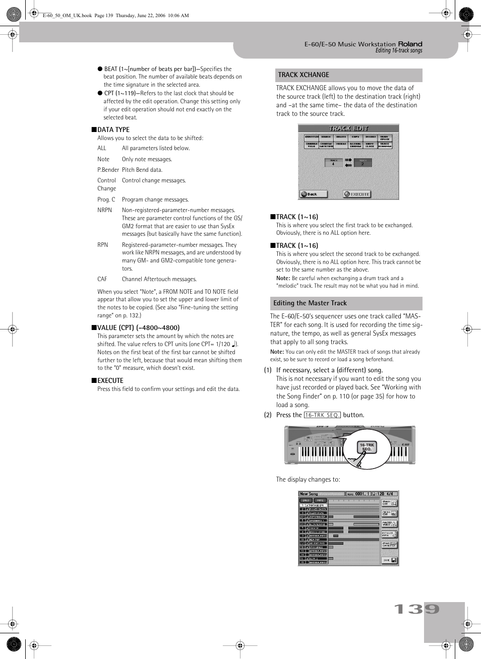 Roland E-60 User Manual | Page 139 / 220