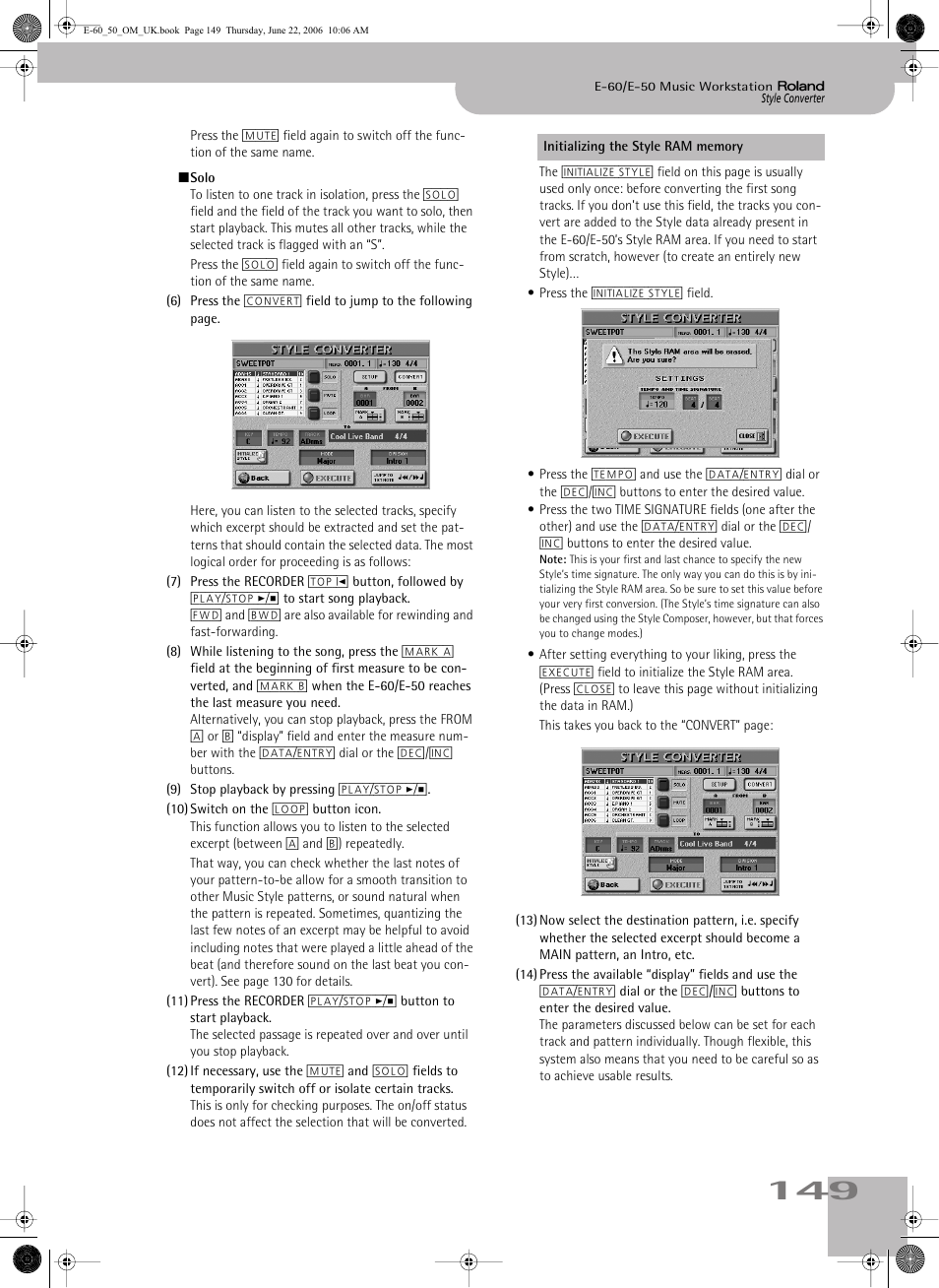 Roland E-60 User Manual | Page 149 / 220