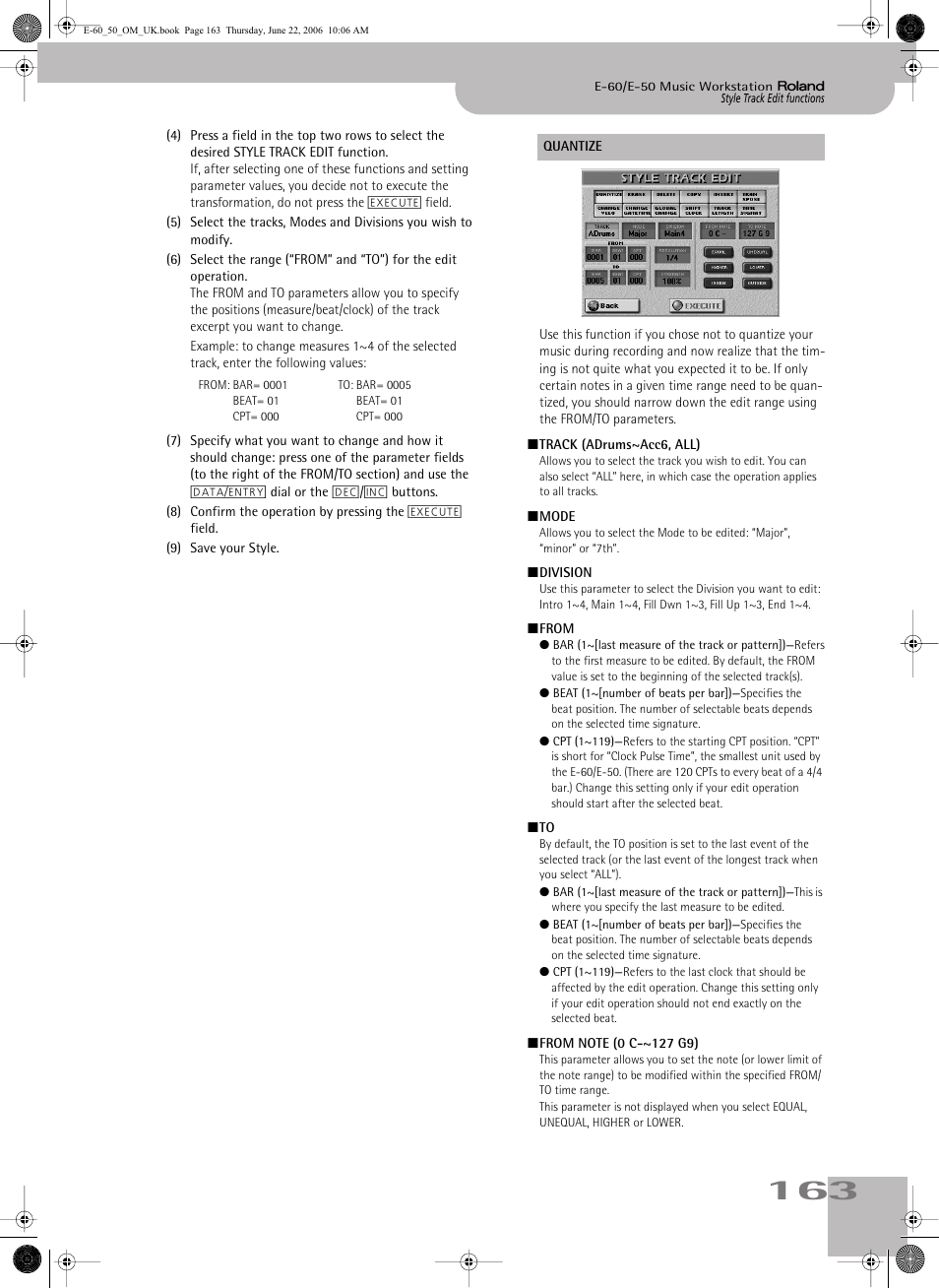 Roland E-60 User Manual | Page 163 / 220