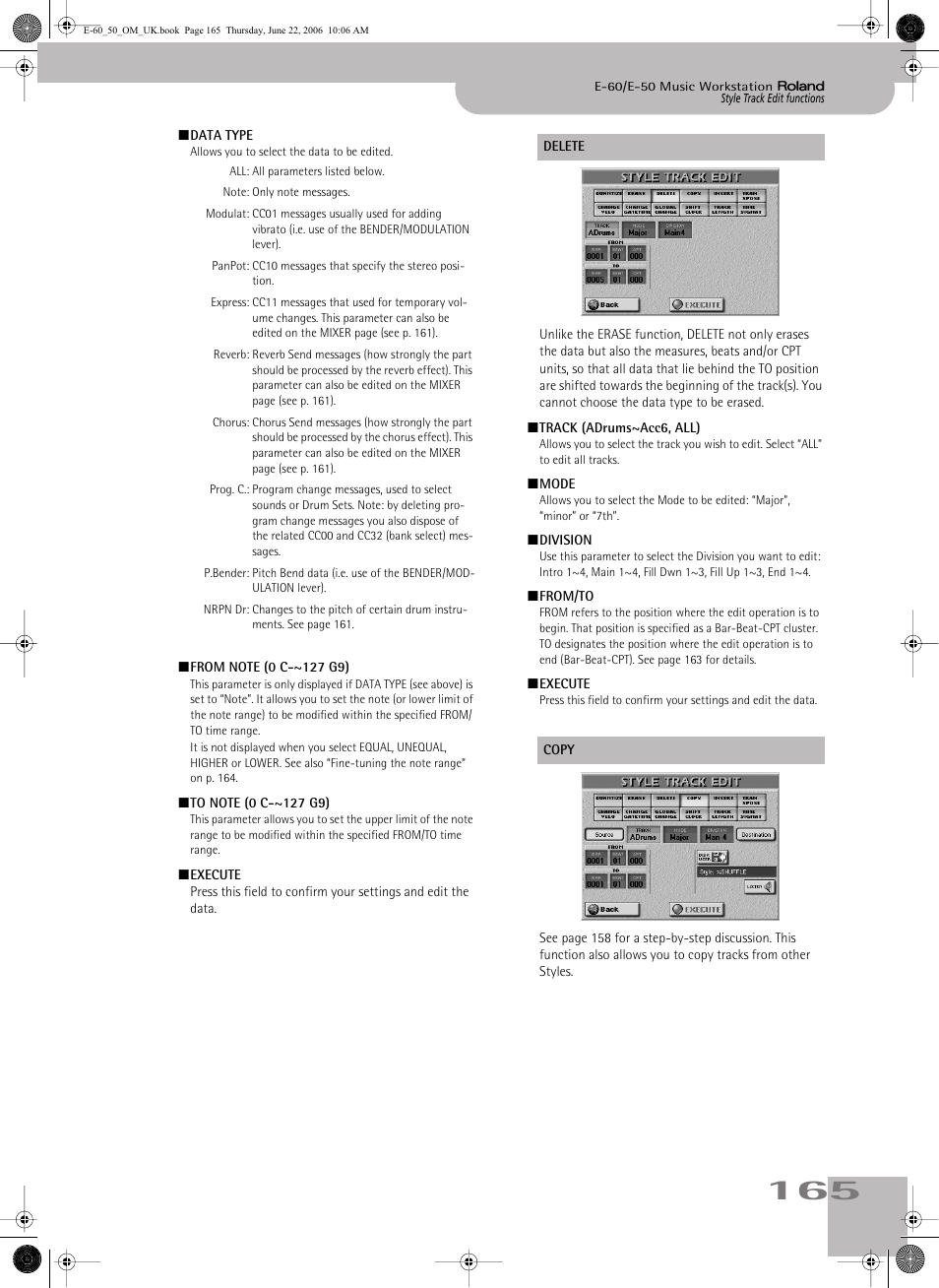 Roland E-60 User Manual | Page 165 / 220