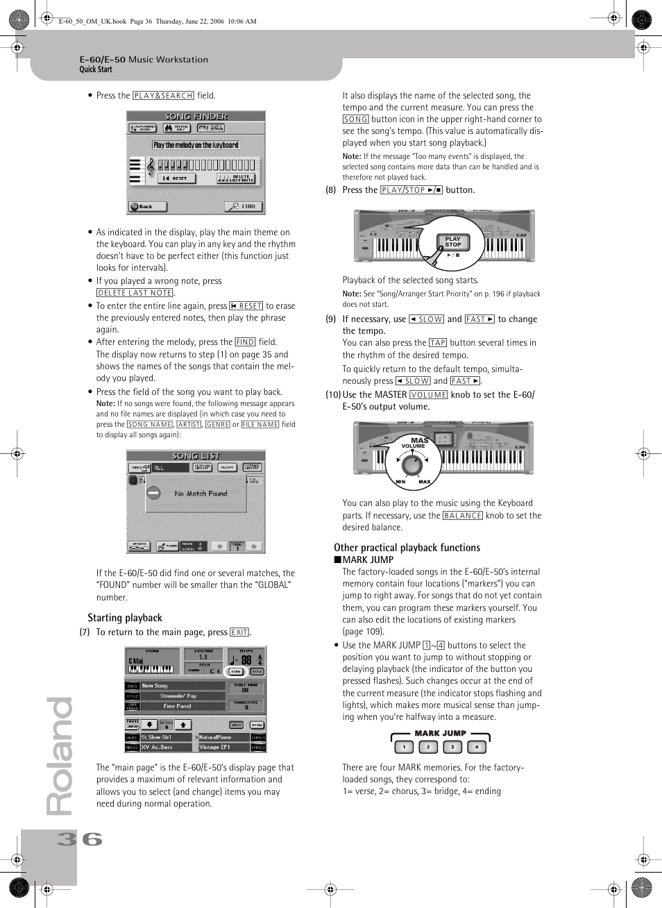 Roland E-60 User Manual | Page 36 / 220