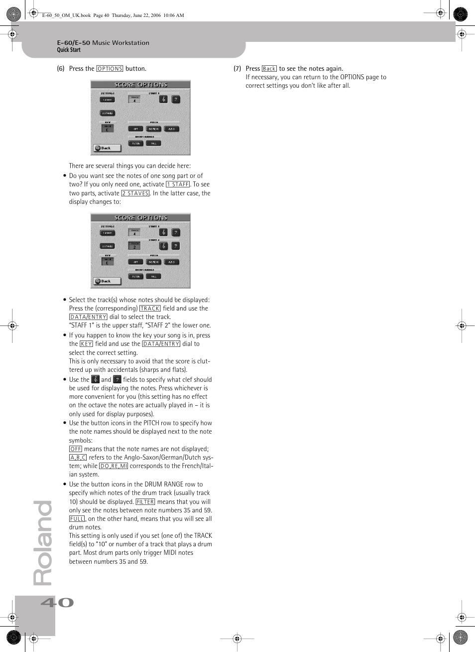 Roland E-60 User Manual | Page 40 / 220