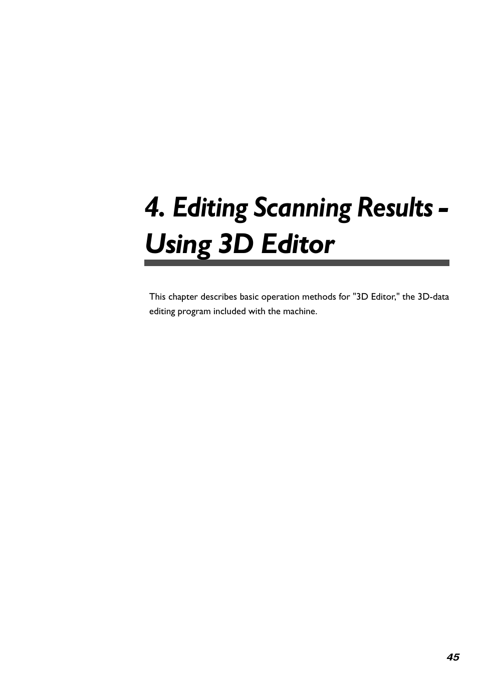 Editing scanning results - using 3d editor | Roland PICZA LPX-60 User Manual | Page 47 / 68