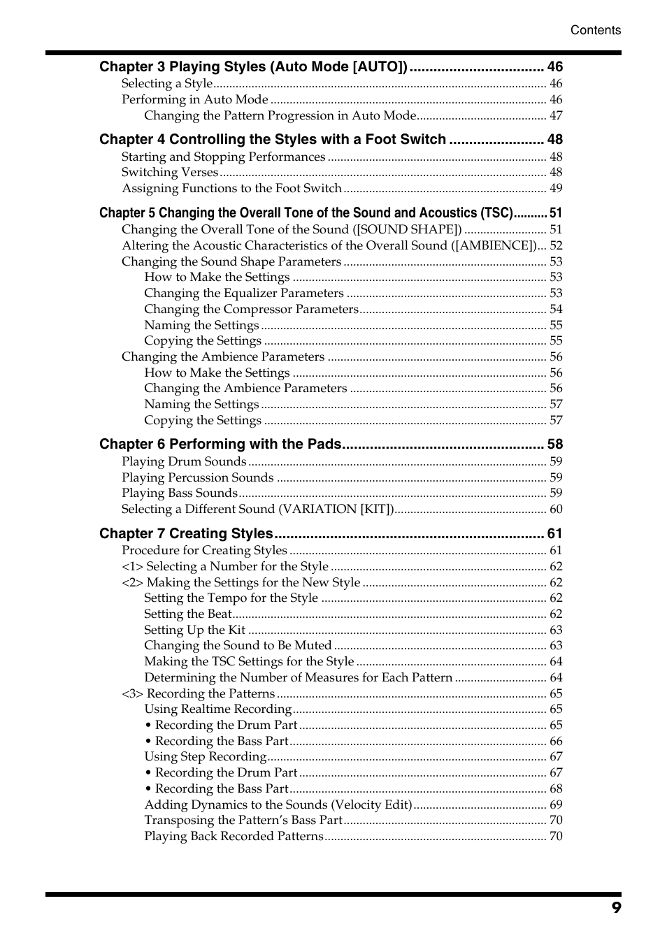 Roland DR-3 User Manual | Page 9 / 128