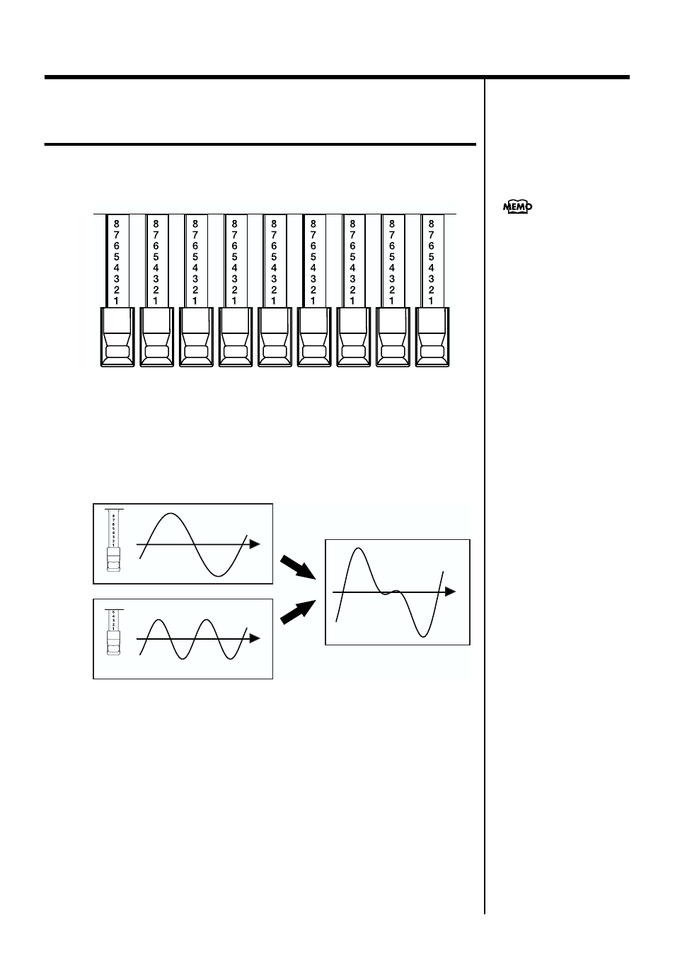 Adjusting the sound in real time (harmonic bars), Modify the tone in real time as you play (p. 24), Move the harmonic bars to edit the sound (p. 24) | 24 playing the organ | Roland VK-8 User Manual | Page 24 / 84